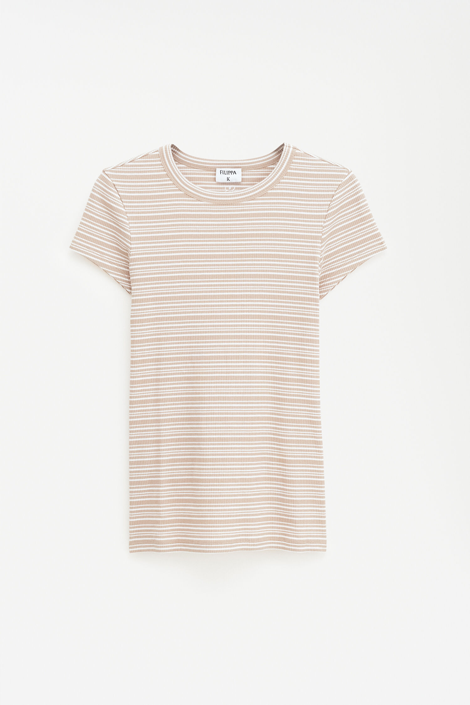 Striped Fine Rib Tee